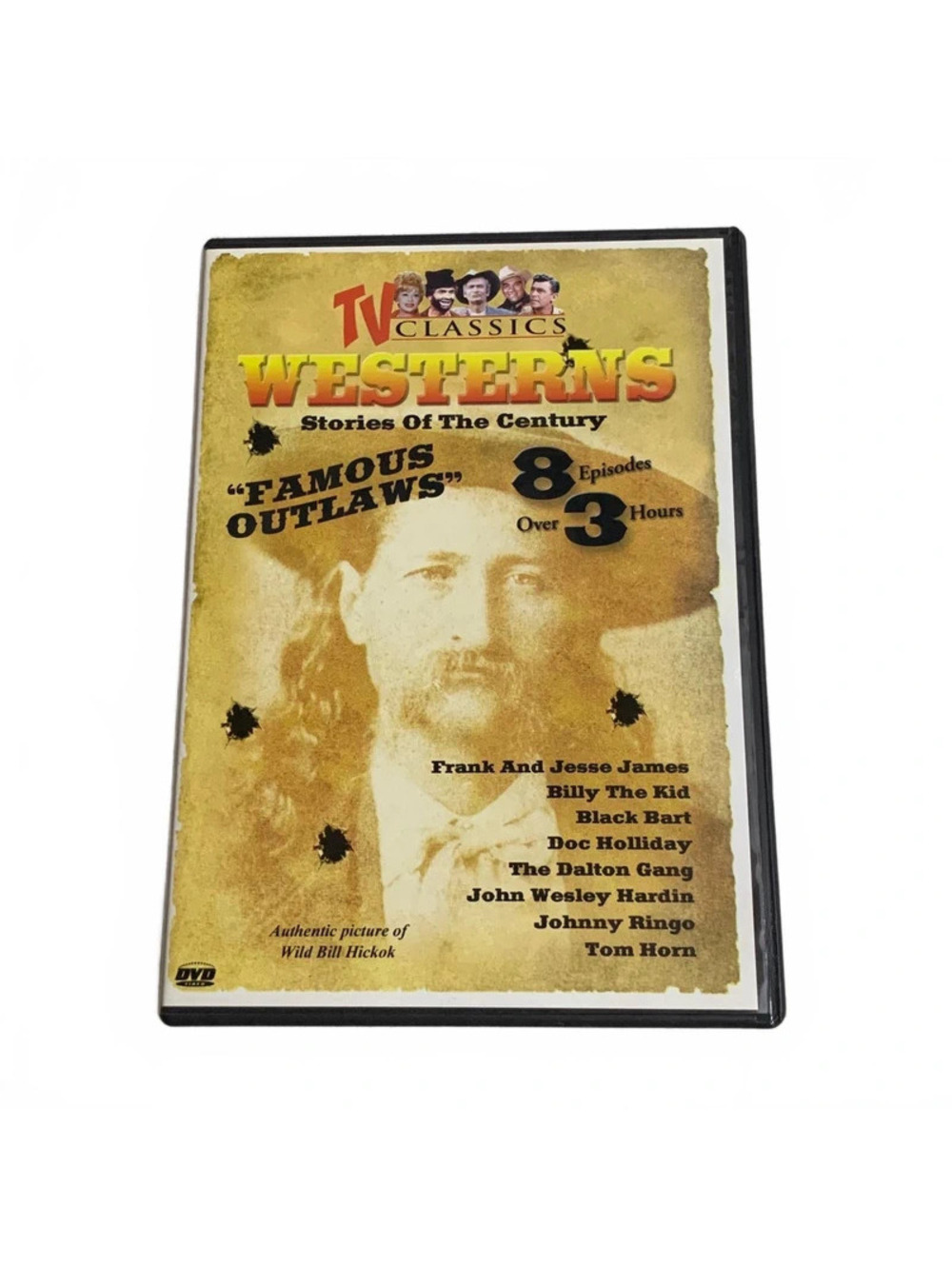 TV Classics Westerns Vol 4 Stories of the Century Famous Outlaws DVD 8 Ep